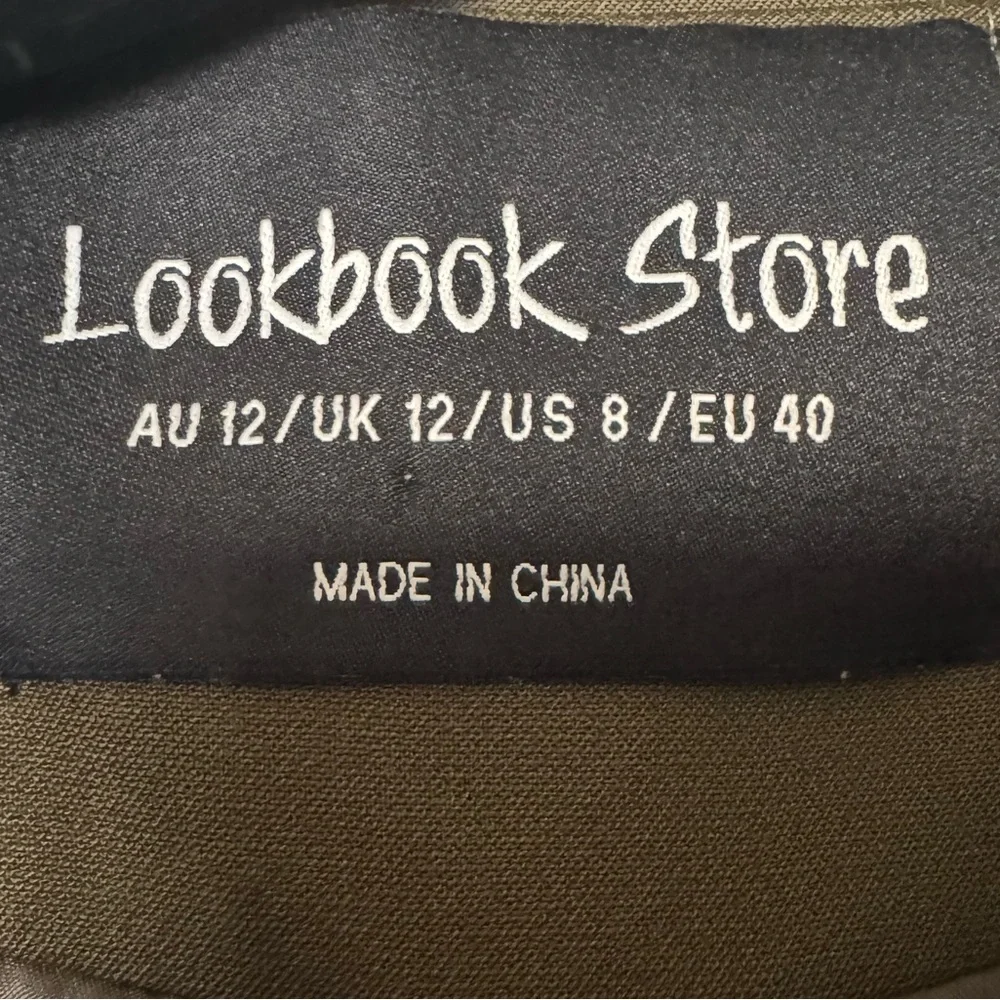 LookBook Store | Olive Green Asymmetrical Blazer - Picture 8 of 11